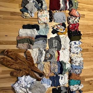 Newborn boy clothes lot